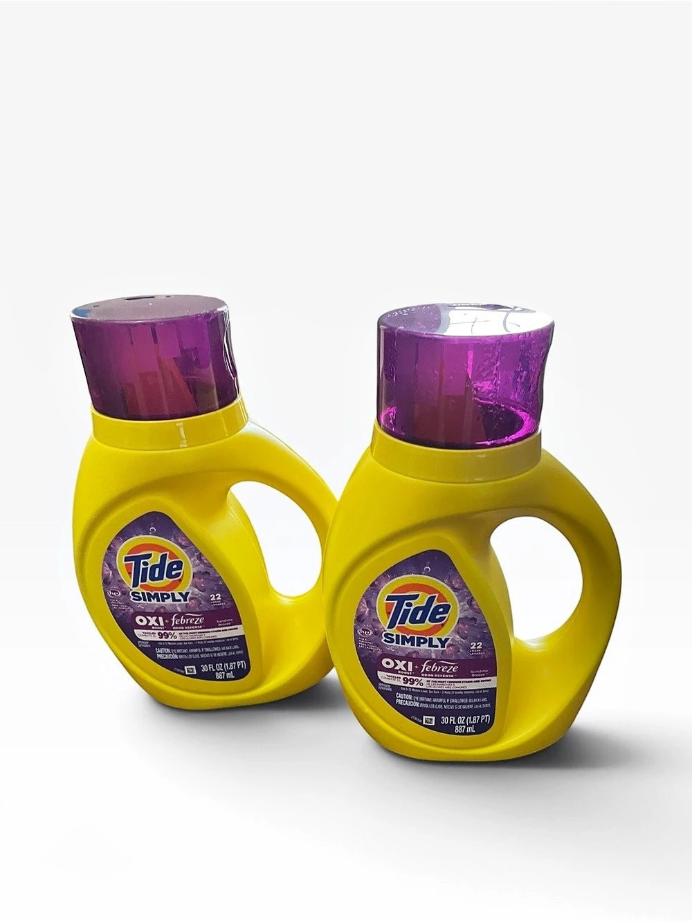 Tide Simply Oxi Boost + Febreze Odor Defense Laundry Detergent 30 fl oz 2-Pack